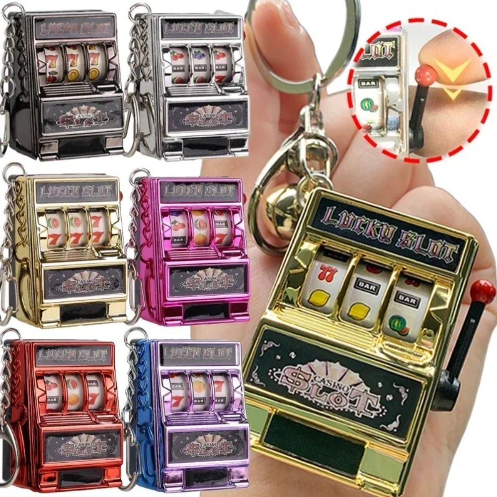 Retro Stress Reliever Keychain - огляд і ціна Fruit Slot Machine