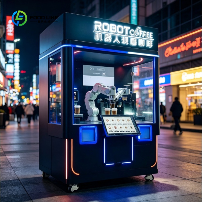 Customized AI Robot Coffee Ven - огляд і ціна Arcade Ticket Machine