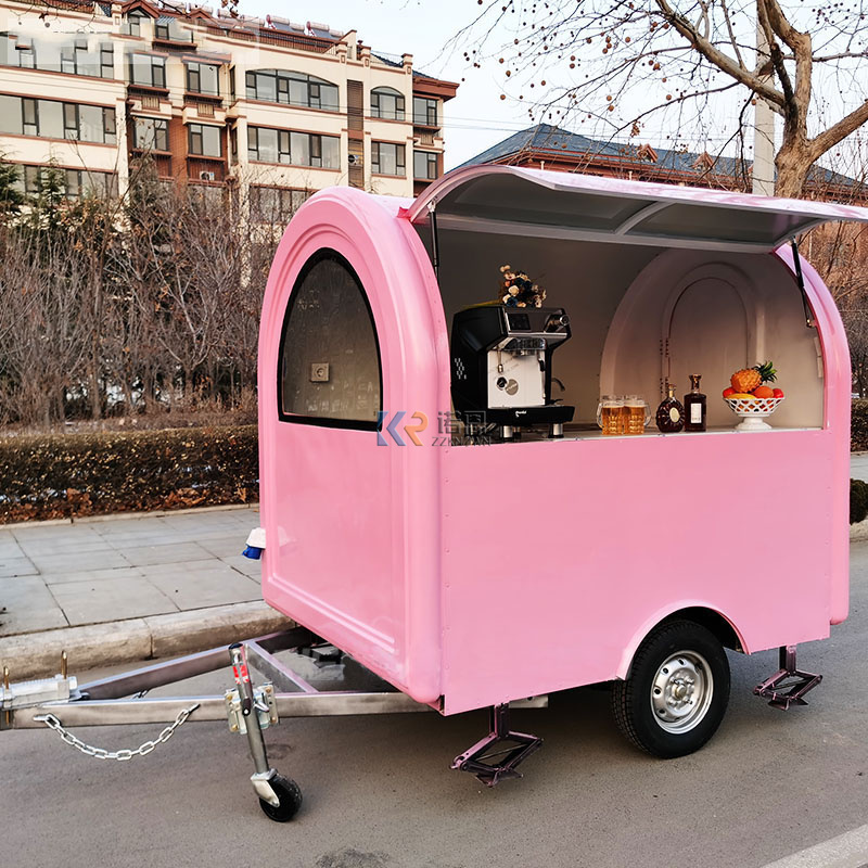 Outdoor Mobile Hot Dog Fast Fo - огляд і ціна Hot Dog Vending Cart