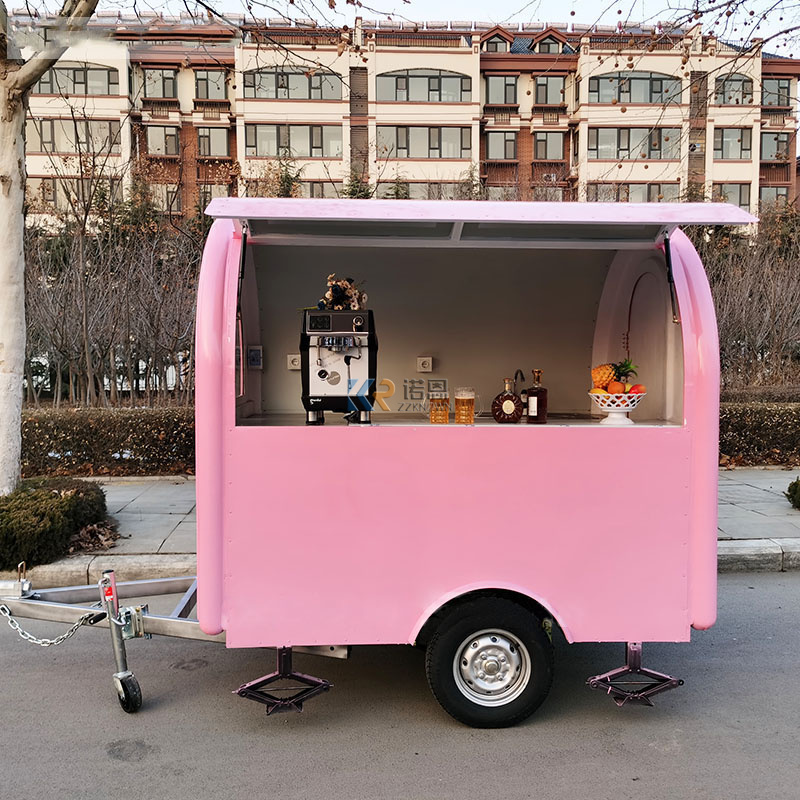 Outdoor Mobile Hot Dog Fast Fo - огляд і ціна Hot Dog Vending Cart