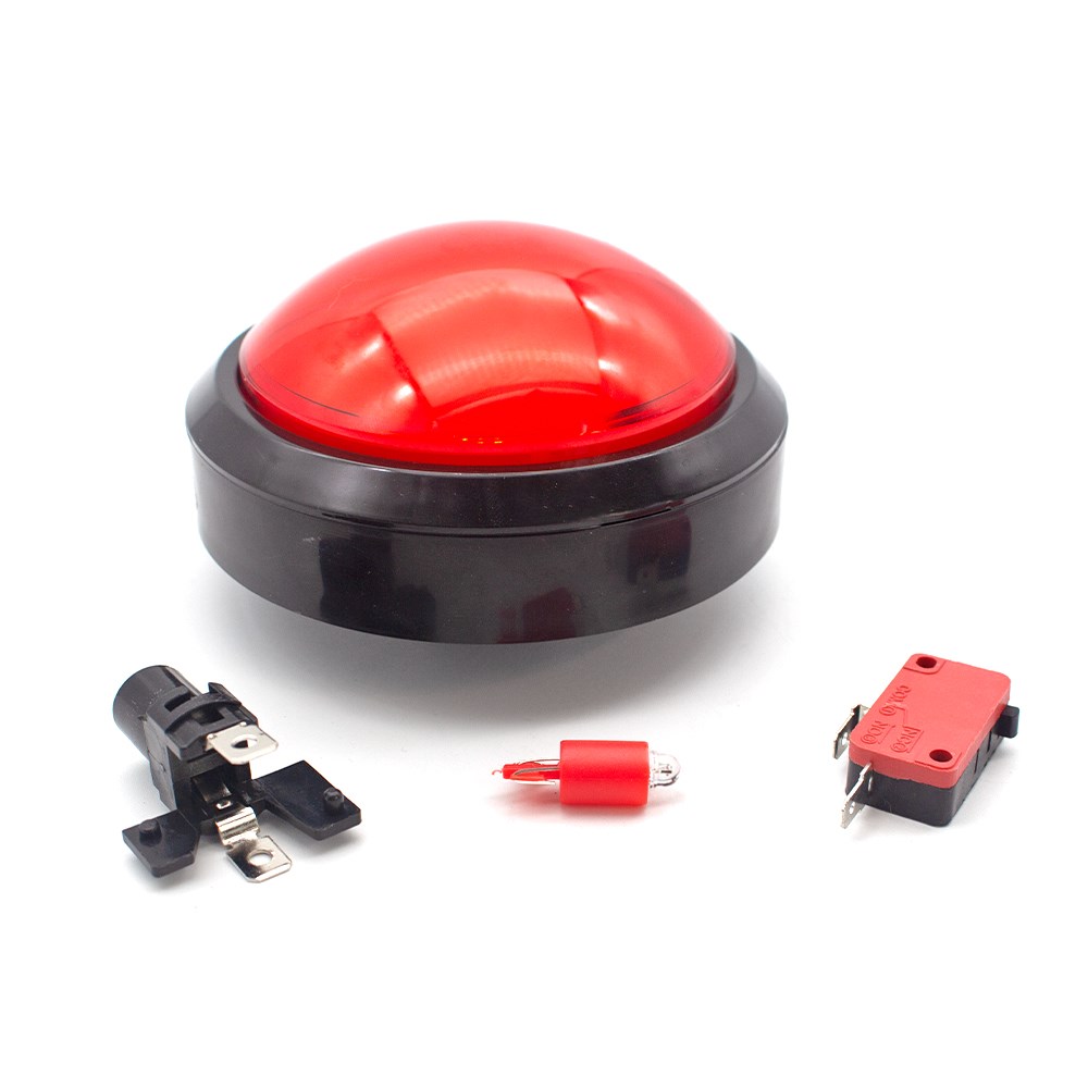 100mm Big Round Push Button LE - огляд і ціна Vending Arcade Games
