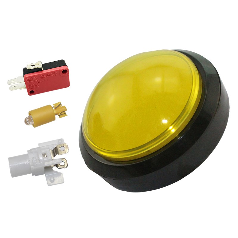 100mm Big Round Push Button LE - огляд і ціна Vending Arcade Games